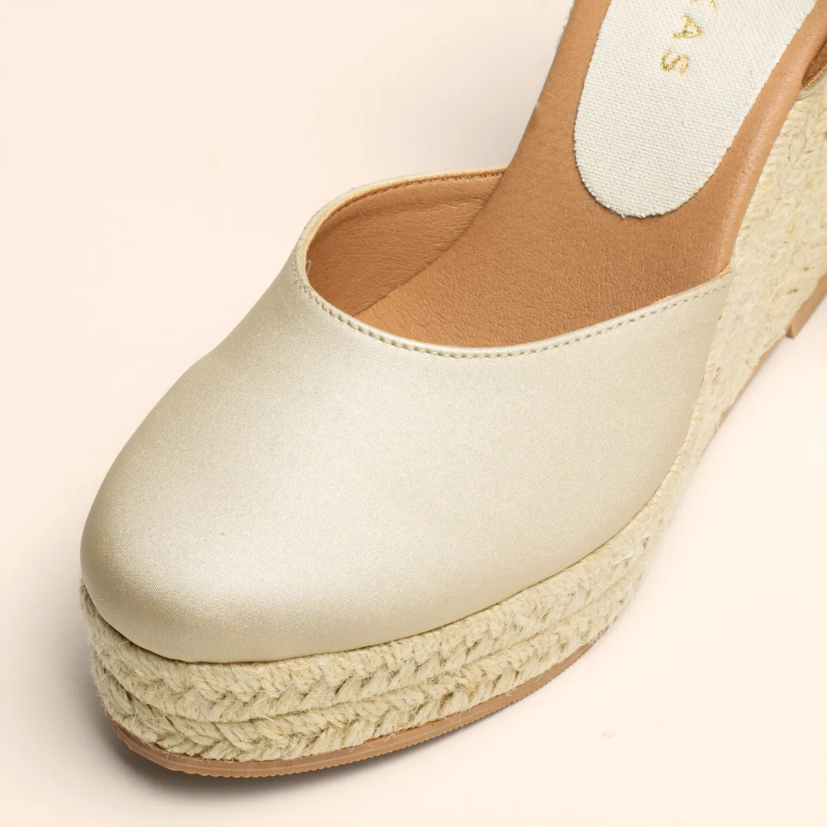 Elena Beige Satín