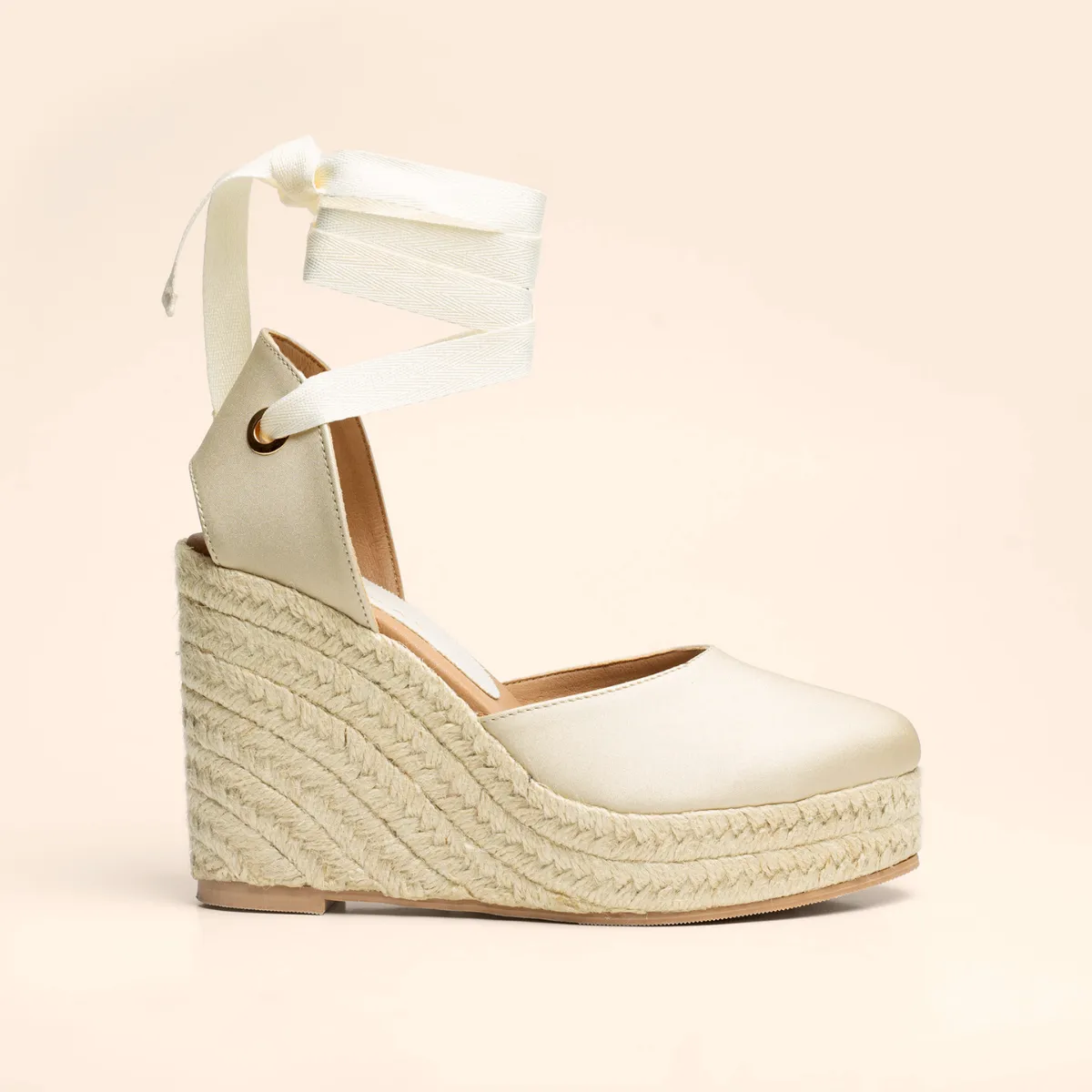 Elena Beige Satín
