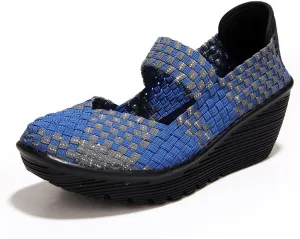 EnllerviiD Women's Wedge Mary Jane Sandals