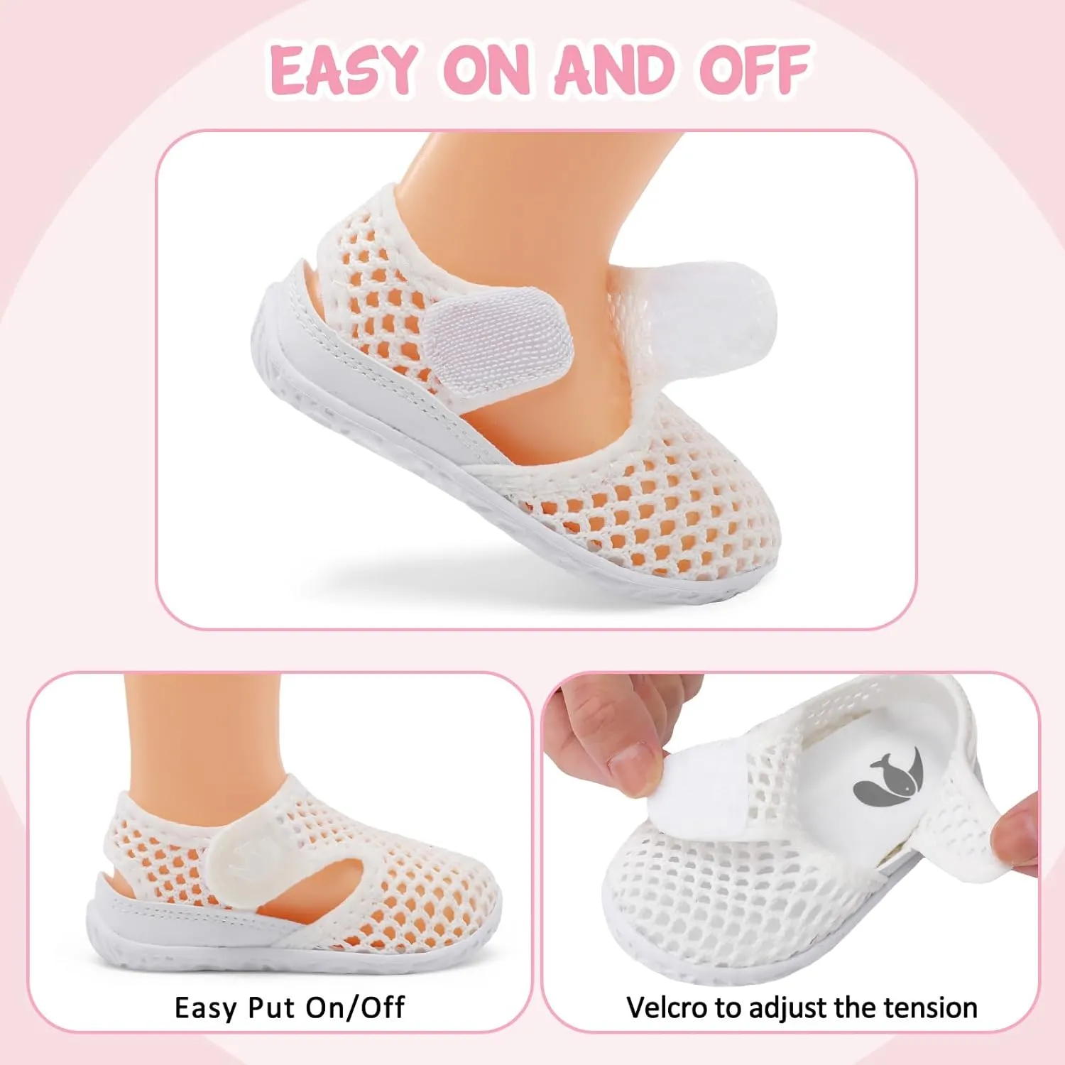 FEETCITY Baby Girl Boys Sandals Slippers Infant First Walker Shoes Summer Crib Shoes