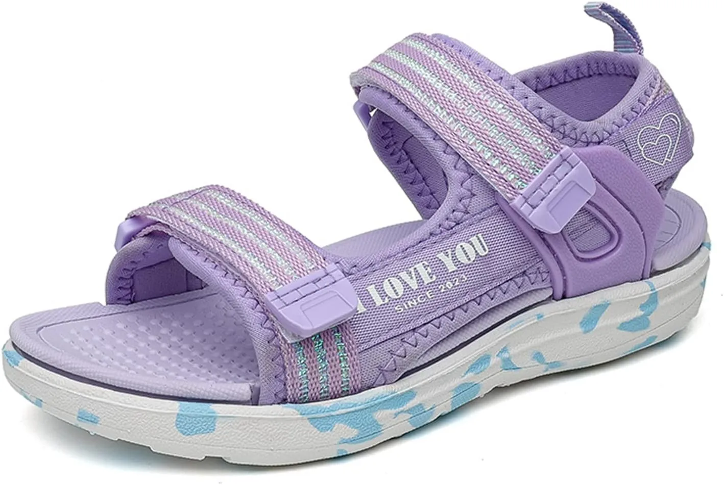 FLIOZY Sandals Girl's Hiking Sandals Kids Adjustable Straps Open Toe Sport Sandals Toddler Summer Sports Outdoor Shoes