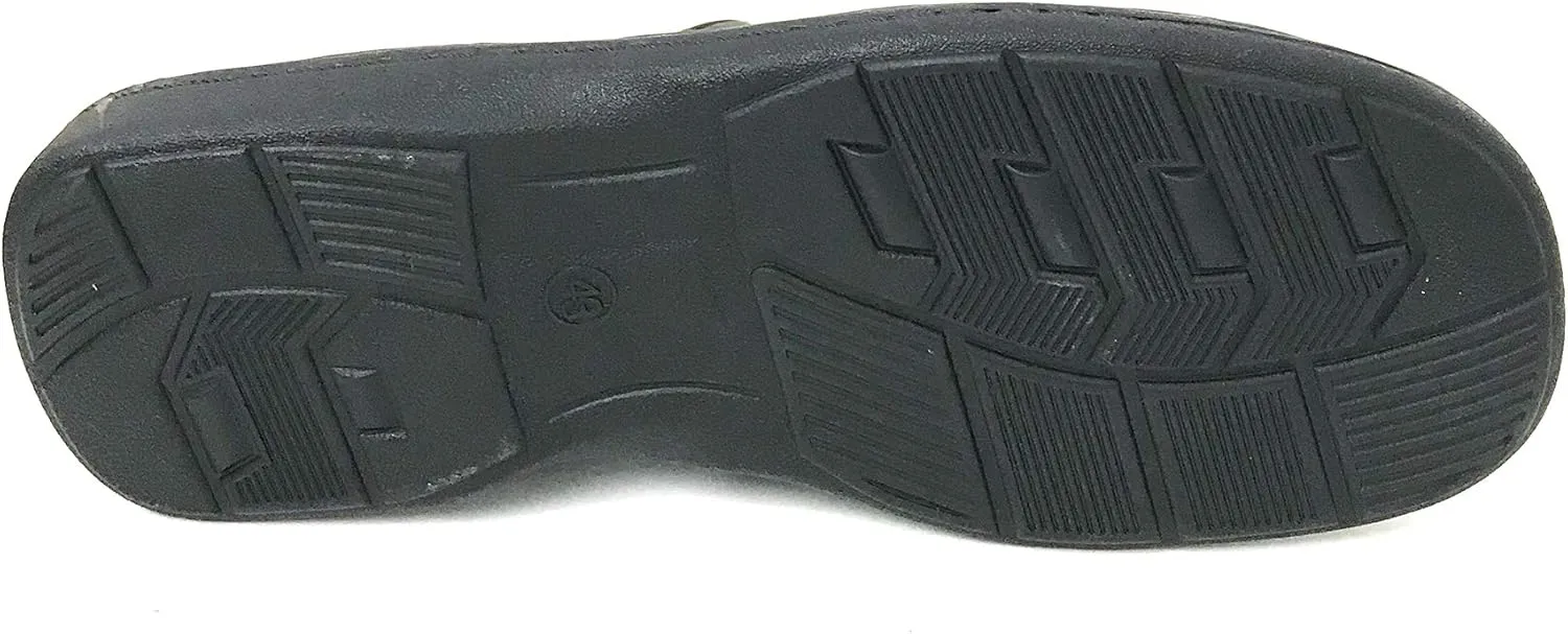 FLS Men's Sandals Closed Toe Adjustable Strap Buckle Fisherman Casual