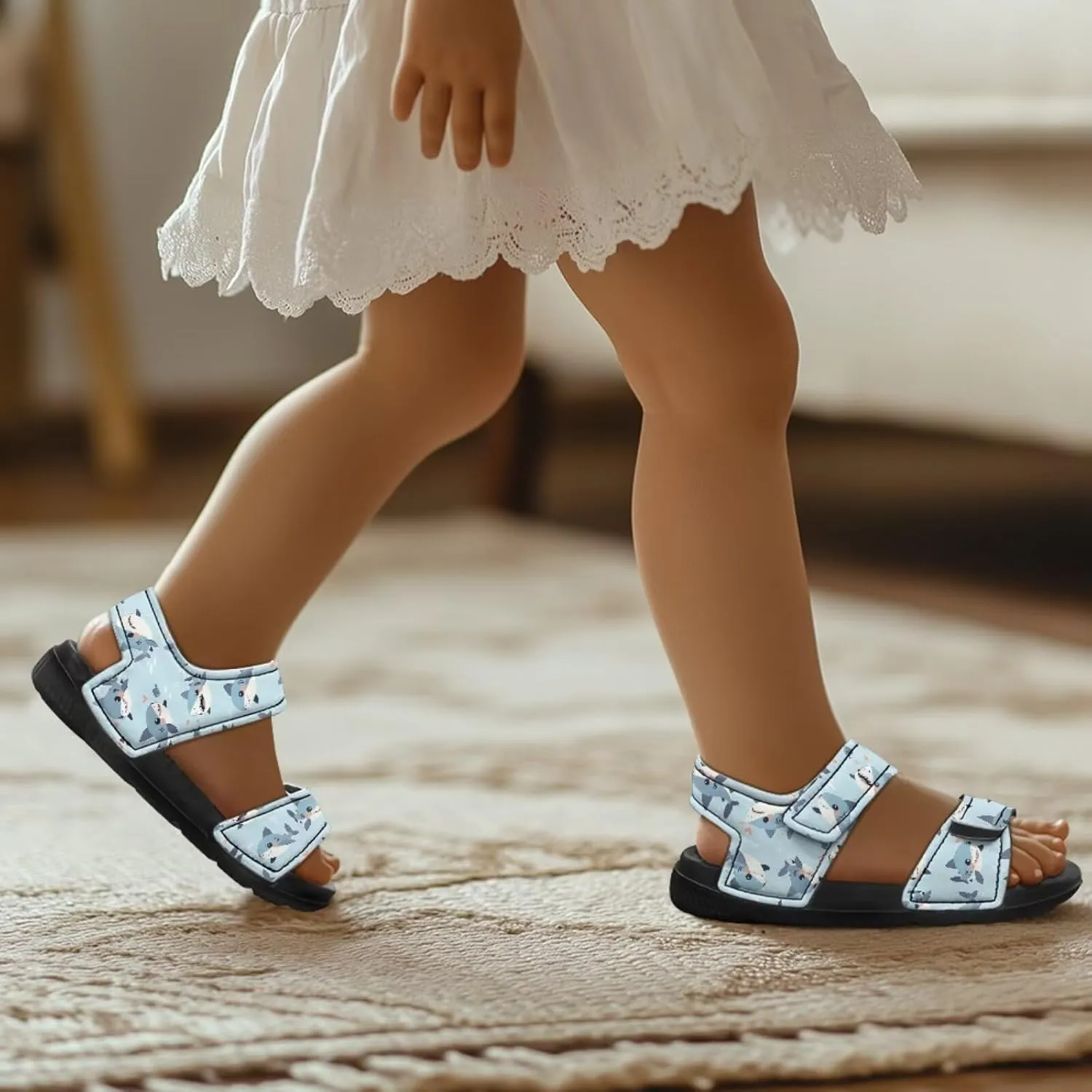 Forchrinse Girls Sport Sandals Comfort Open Toe Beach Water Sandals Summer Outdoor Shoes for Toddler/Little Kid/Big Kid