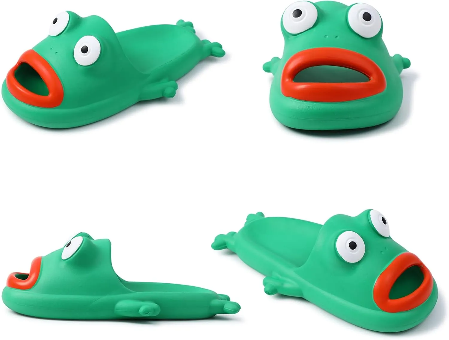 Frog Slippers Man Funny Fish Sandals Frog Sandals Beach Pool Shower Bass Shoes Cartoon Flip Flops Slides