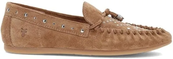 Frye Naya Stud Moc Women's Loafers Shoes - Premium Leather Slip-On with Stud Accents, Comfortable & Stylish Casual Footwear