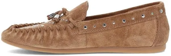 Frye Naya Stud Moc Women's Loafers Shoes - Premium Leather Slip-On with Stud Accents, Comfortable & Stylish Casual Footwear