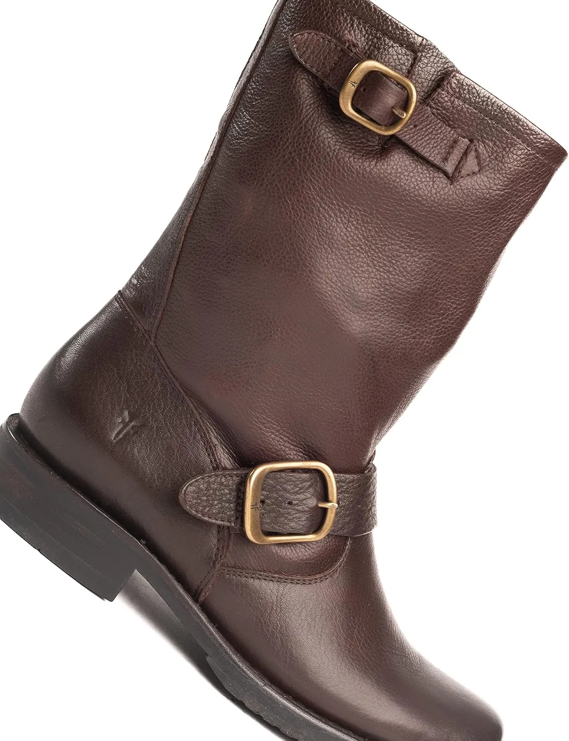 Frye Veronica Short Boots for Women Made from Full-Grain Leather with Antique Metal Hardware, Goodyear Welt Construction, and Rubber Lug Soles – 6 ¾” Shaft Height