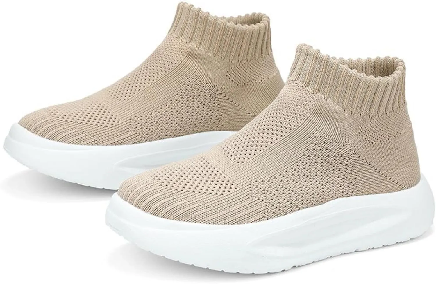 FUNCOS Kids High Top Sneakers | Lightweight Comfort Running Shoes | Non-Slip & Breathable Design | Machine Washable for Summer Activities