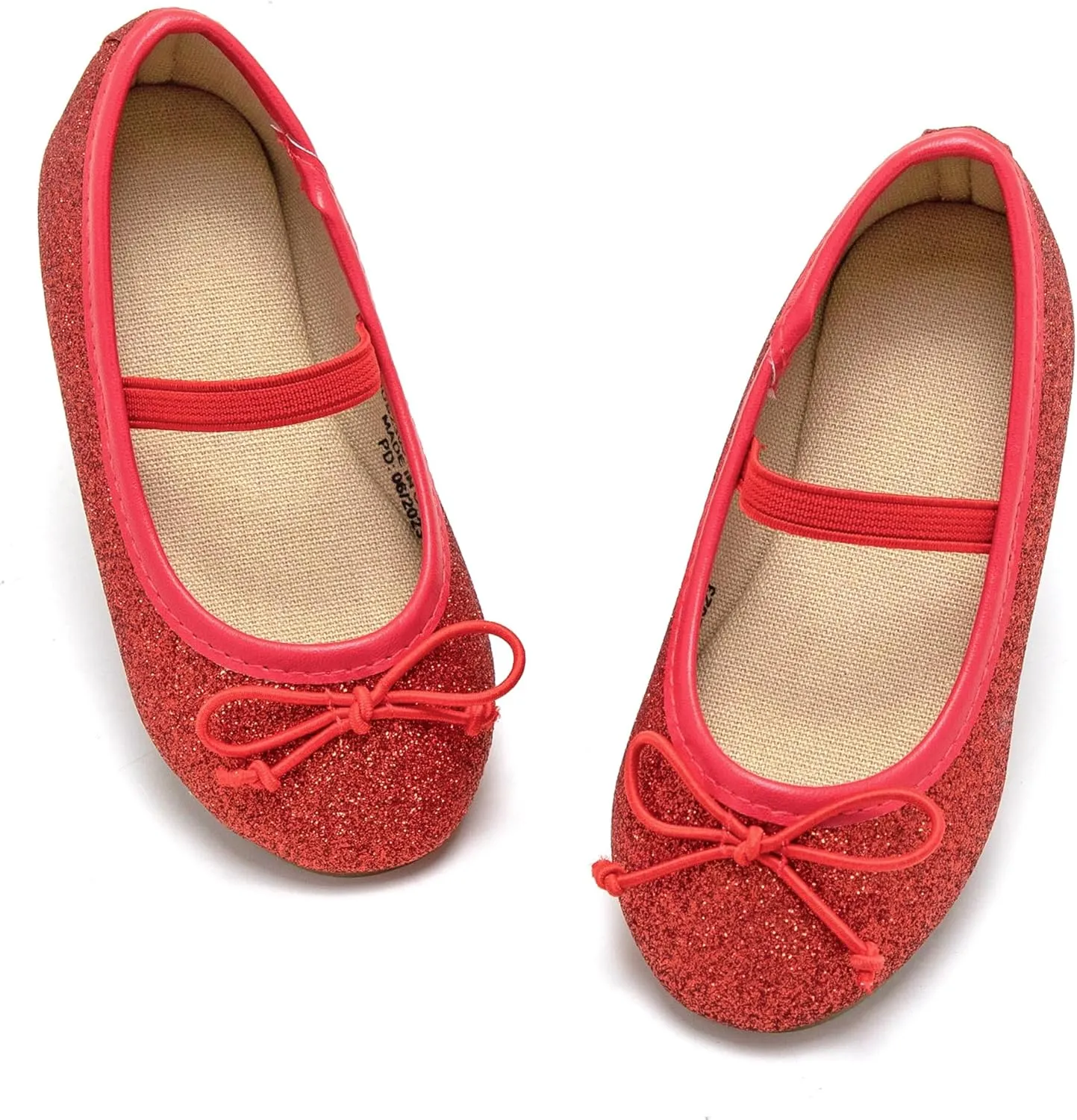 GINFIVE Toddler Girls Dress Shoes Little Girls Mary Janes Ballerina Flats Shoes Toddler