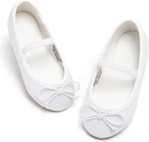 GINFIVE Toddler Girls Dress Shoes Little Girls Mary Janes Ballerina Flats Shoes Toddler