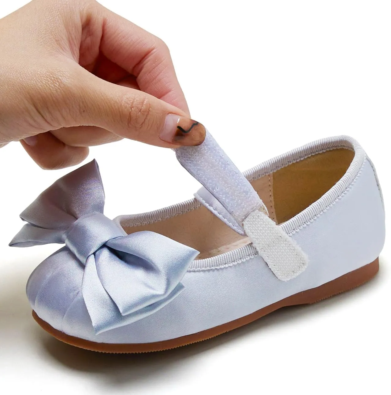 GINFIVE Toddler Girls Dress Shoes Little Girls Mary Janes Ballerina Flats Shoes Toddler