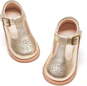 GINFIVE Toddler Little Girls Mary Janes Flats Girls Dress Shoes Kids Shoes