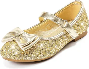 Girls Dress Shoes Princess Shoes Flower Girls Flats Party Wedding Toddler Little Big Kid