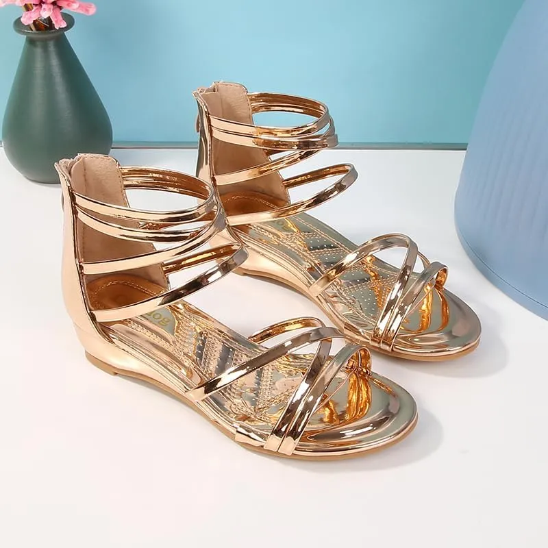Girls Low Heel Chunky Sandals Wedding Dress Pumps Shoes