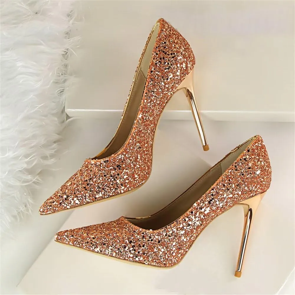 Hee grand Classic Pointed Toe Heels for Women Fashion Suede Stiletto Wedding Party Dress Shoes Office Pumps Lady High Heels