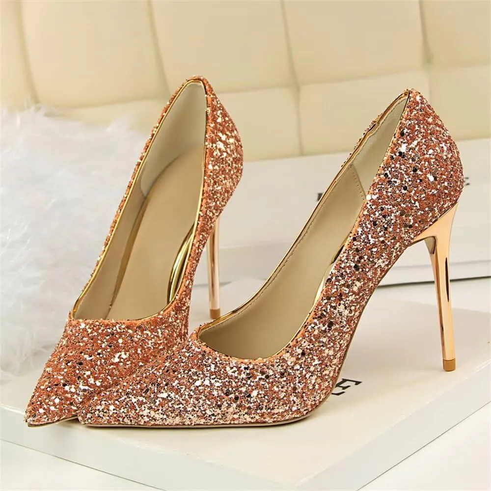 Hee grand Classic Pointed Toe Heels for Women Fashion Suede Stiletto Wedding Party Dress Shoes Office Pumps Lady High Heels