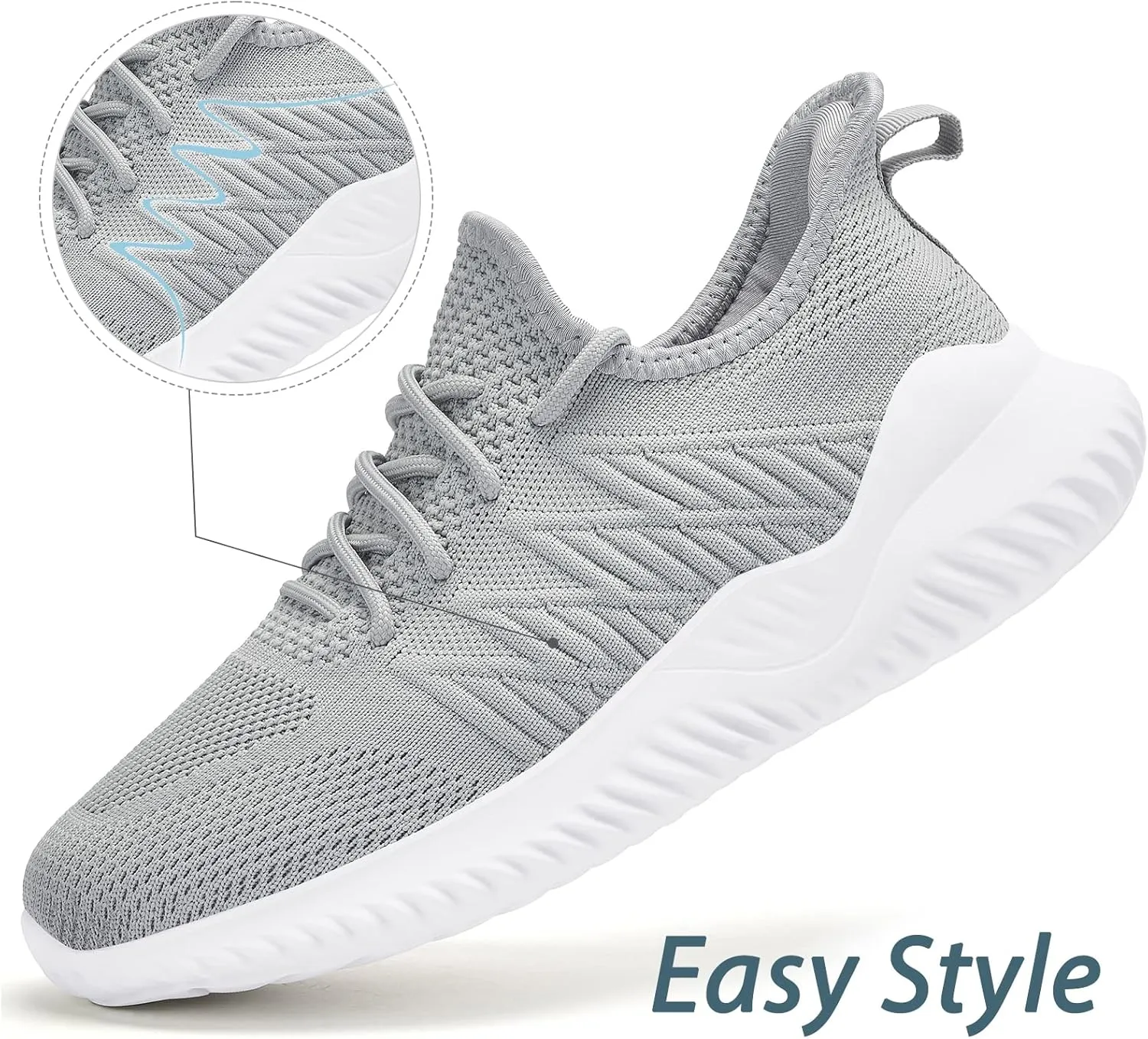 HHP Men's Walking Shoes Sneakers - Tennis Workout Running PonPom Shoes Gym Breathable Comfortable & Lightweight Shoes