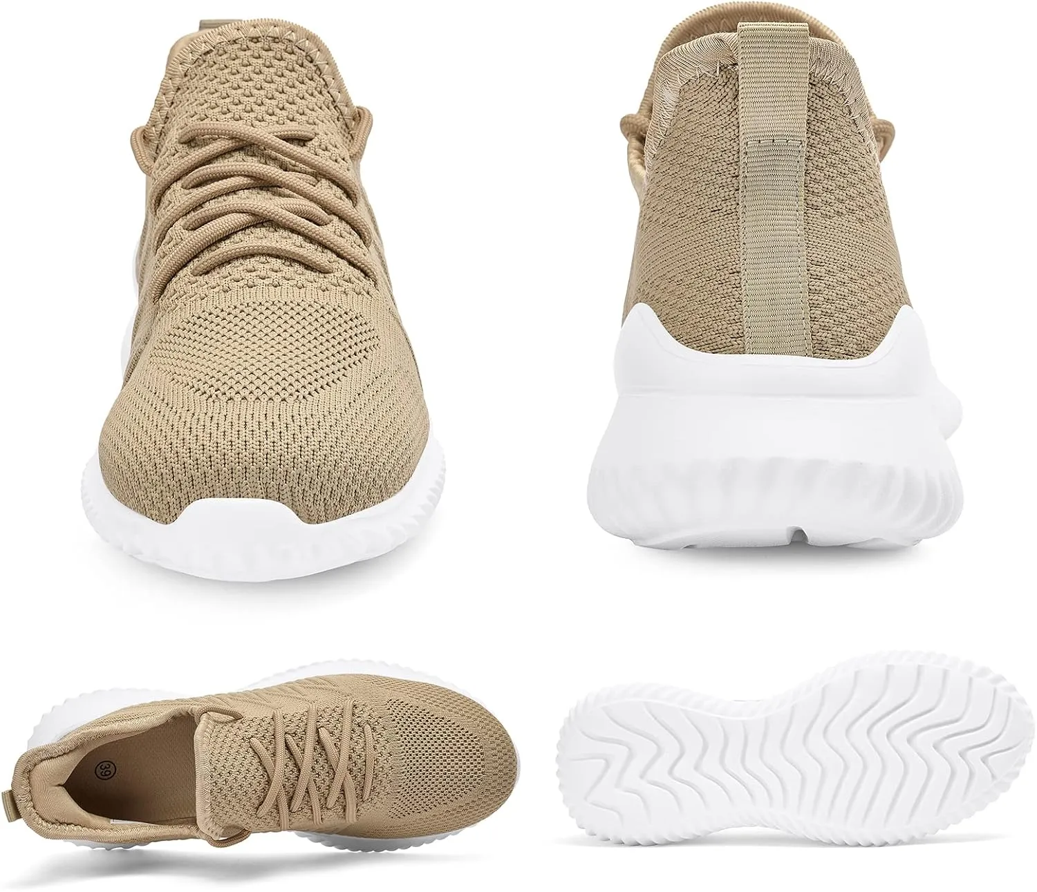 HHP Men's Walking Shoes Sneakers - Tennis Workout Running PonPom Shoes Gym Breathable Comfortable & Lightweight Shoes