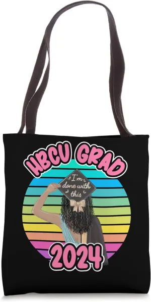 Historically Black College University Student HBCU Made 2024 Tote Bag