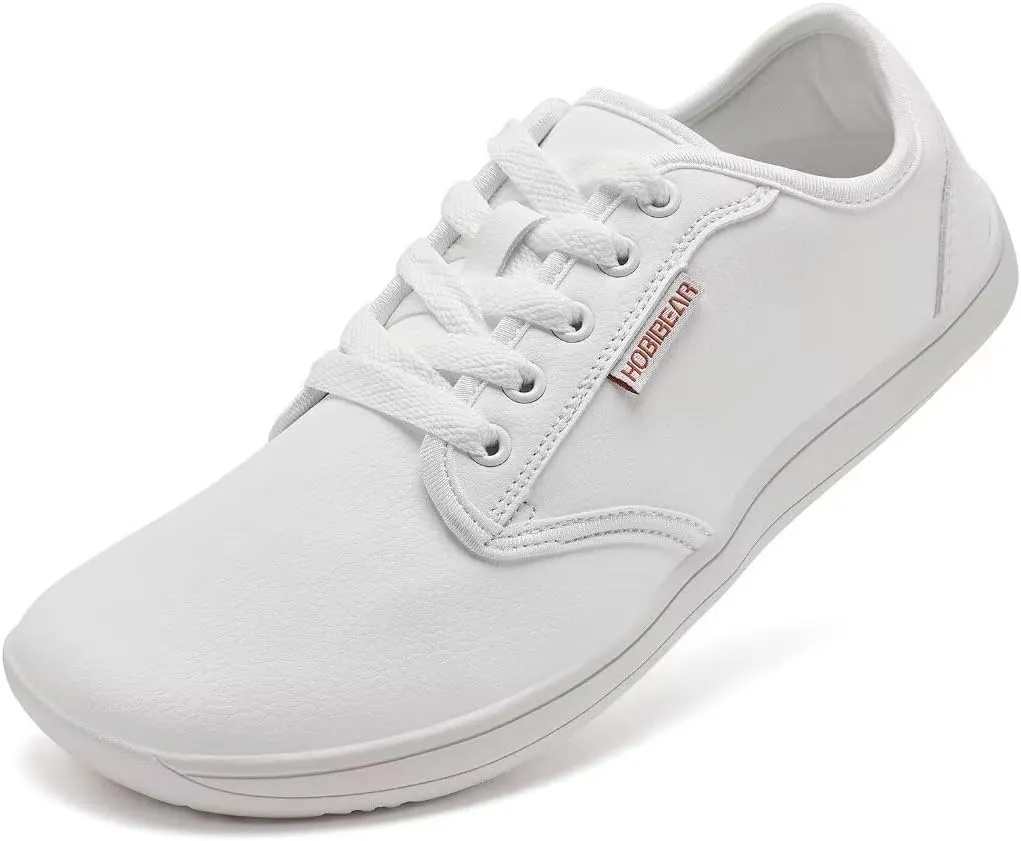 HOBIBEAR Unisex Wide Barefoot Shoes for Mens Womens Minimalist Zero Drop Shoes Sneakers