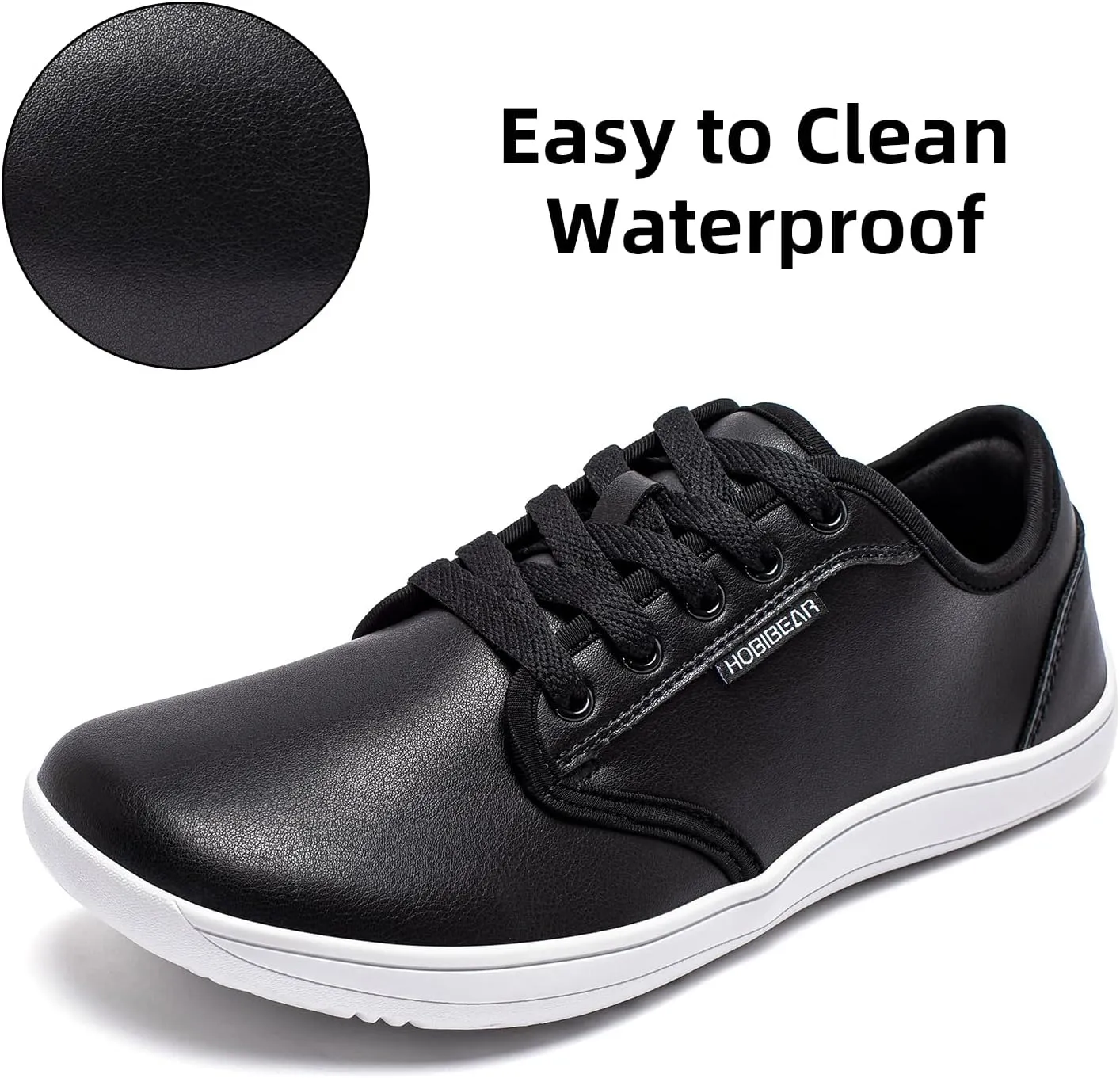 HOBIBEAR Unisex Wide Barefoot Shoes for Mens Womens Minimalist Zero Drop Shoes Sneakers