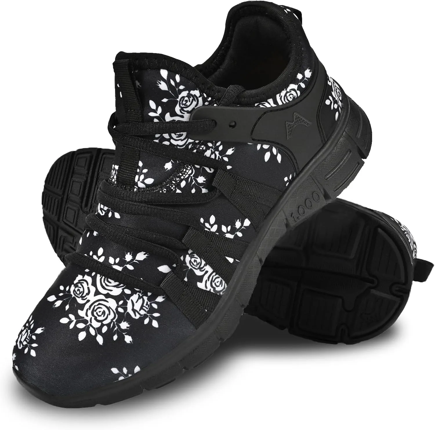 INZCOU Running Shoes Lightweight Tennis Shoes Non Slip Gym Workout Shoes Breathable Mesh Walking Sneakers