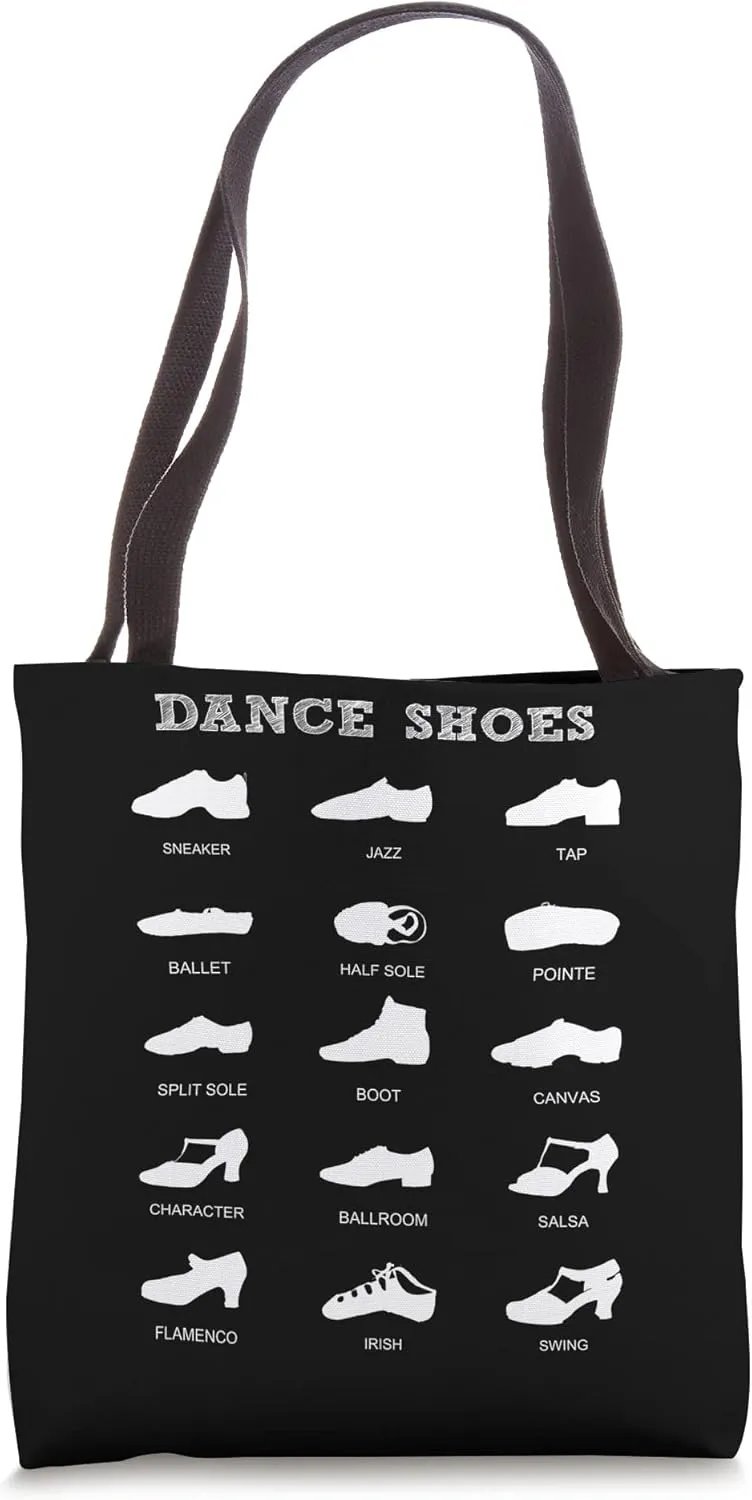 Jazz Tap Ballet Dancers Dance Teachers Types Of Dance Shoes Tote Bag