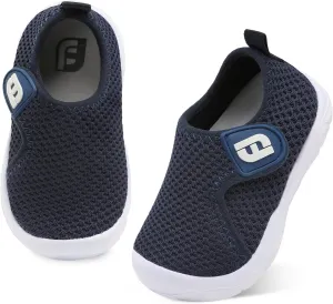 JOINFREE Toddler Boys Girls Barefoot Shoes Breathable Kids Sneakers Lightweight Walking Shoes Slip On Tennie Shoes Wide School Shoes