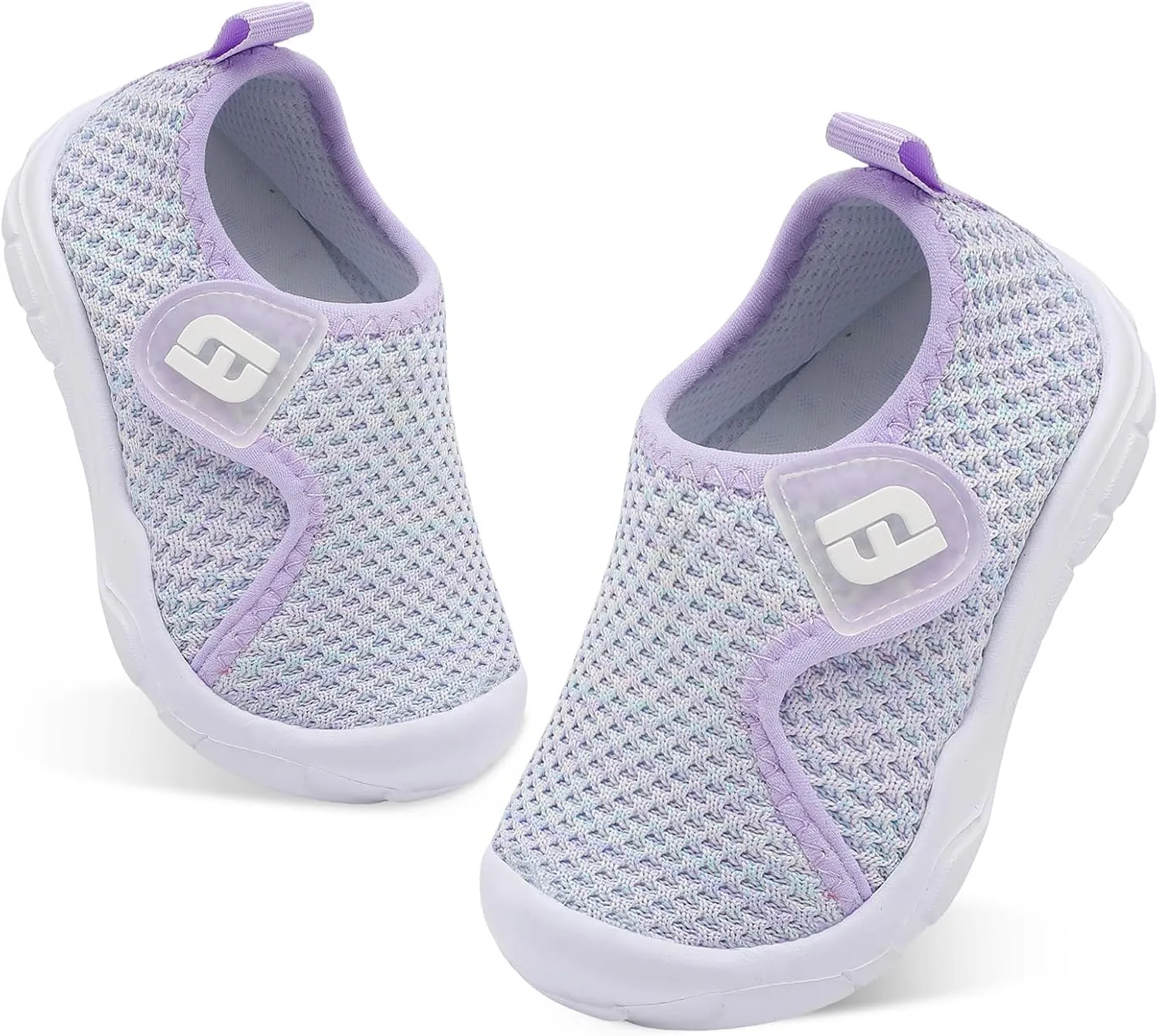 JOINFREE Toddler Boys Girls Barefoot Shoes Breathable Kids Sneakers Lightweight Walking Shoes Slip On Tennie Shoes Wide School Shoes