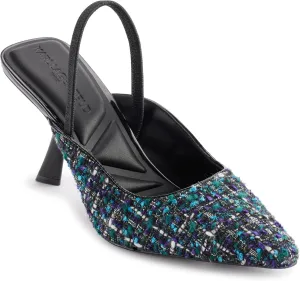 Karl Lagerfeld Paris Women's Keera Evening Slingback Pump