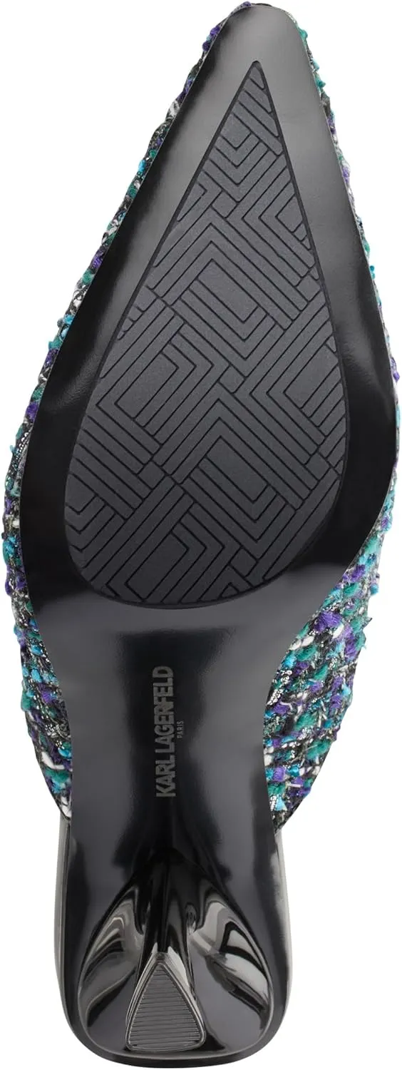 Karl Lagerfeld Paris Women's Keera Evening Slingback Pump