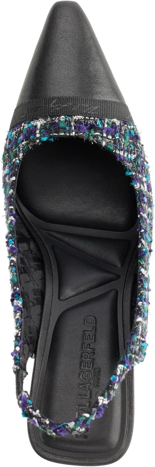 Karl Lagerfeld Paris Women's Kinsely Evening Slingback Pump