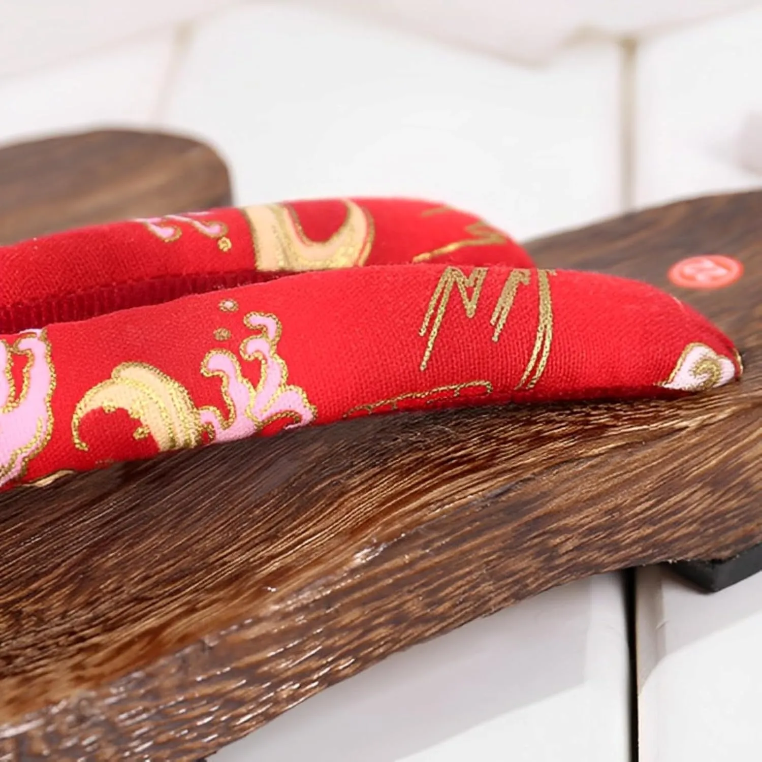 Kids Japanese Traditional Shoes Wooden Sandals Geta Clog nezuko Cosplay Boys Girls Costume