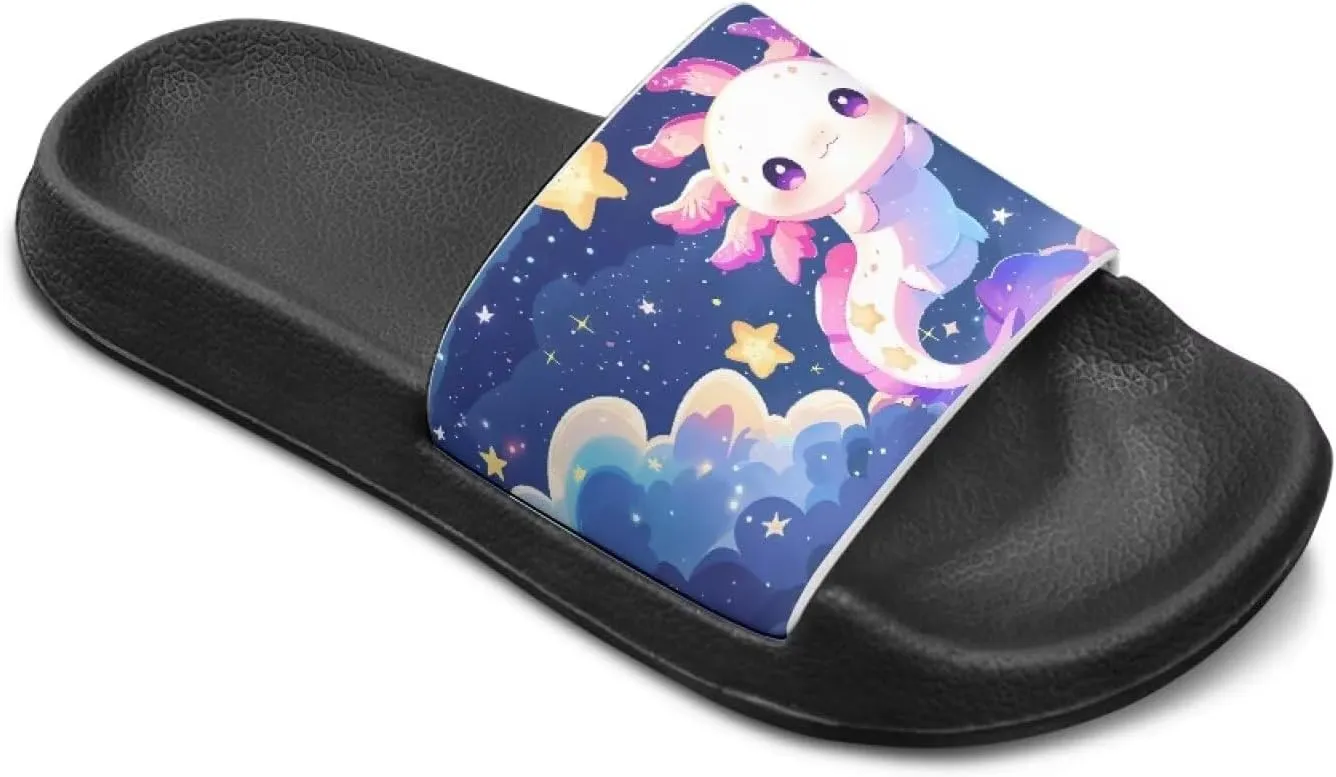 Kids Slide Sandals Waterproof Boys Slide-on Shoes Sandals for Girls
