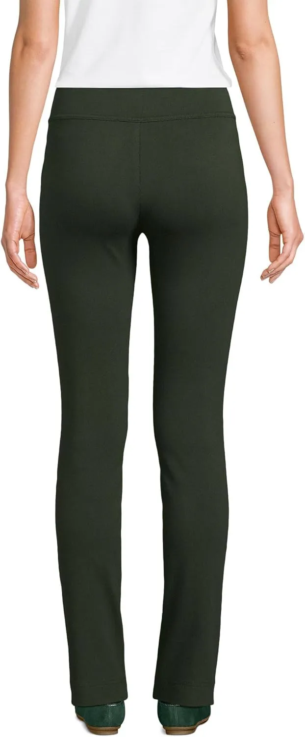 Lands' End Women's Starfish Mid Rise Slim Leg Pants