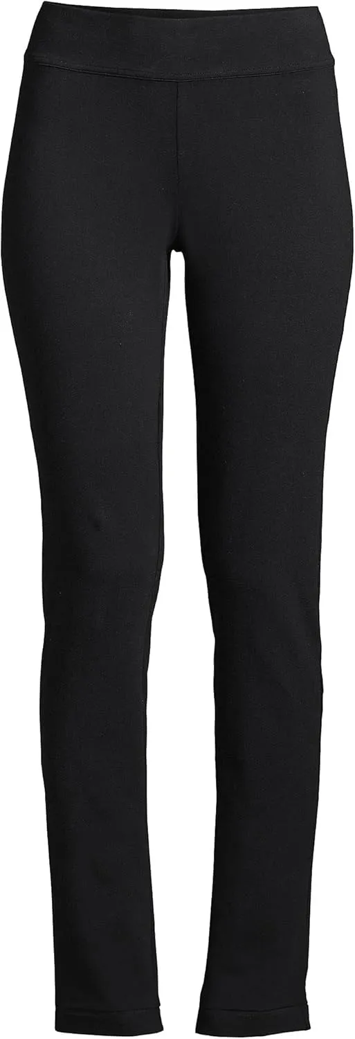 Lands' End Women's Starfish Mid Rise Slim Leg Pants
