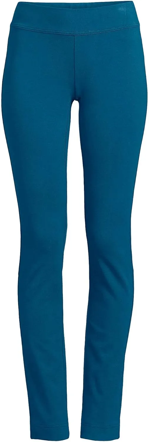 Lands' End Women's Starfish Mid Rise Slim Leg Pants