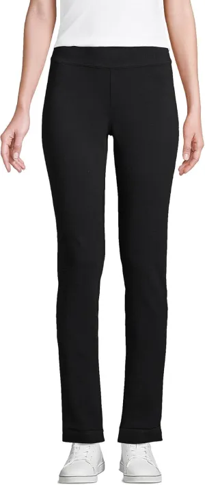 Lands' End Women's Starfish Mid Rise Slim Leg Pants