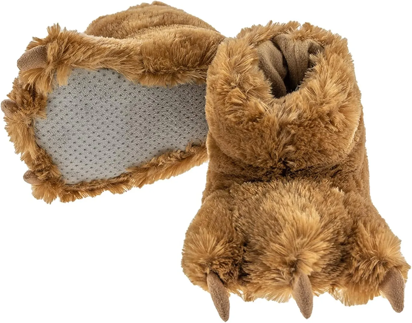 Lazy One Animal Paw Slippers for Kids and Adults, Fun Costume for Kids, Cozy Furry Slippers