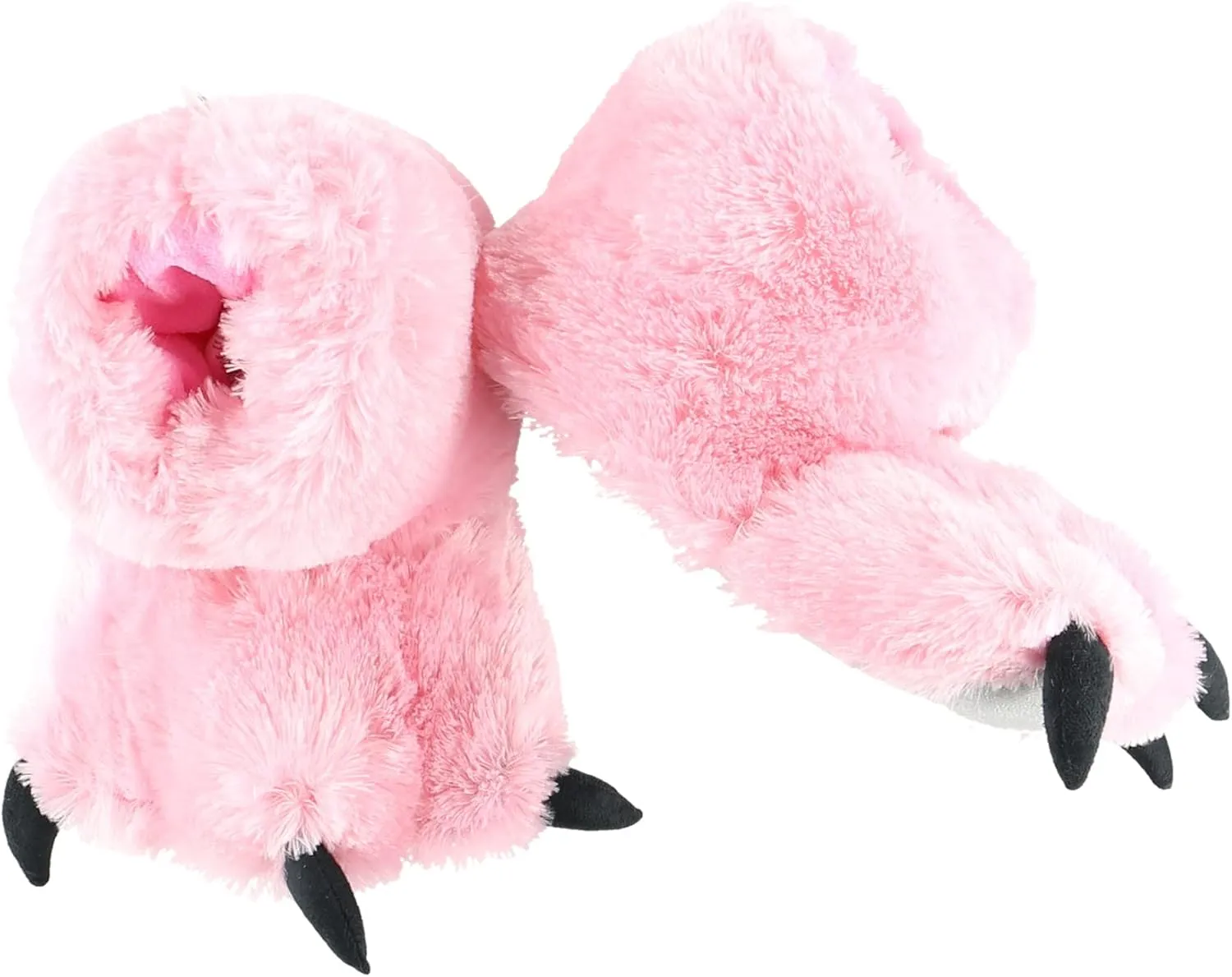 Lazy One Animal Paw Slippers for Kids and Adults, Fun Costume for Kids, Cozy Furry Slippers