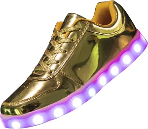 LED Light Up Shoes for Women Men Sports LED Shoes Dancing Sneakers Low-Top USB Charging Shoes for Kids