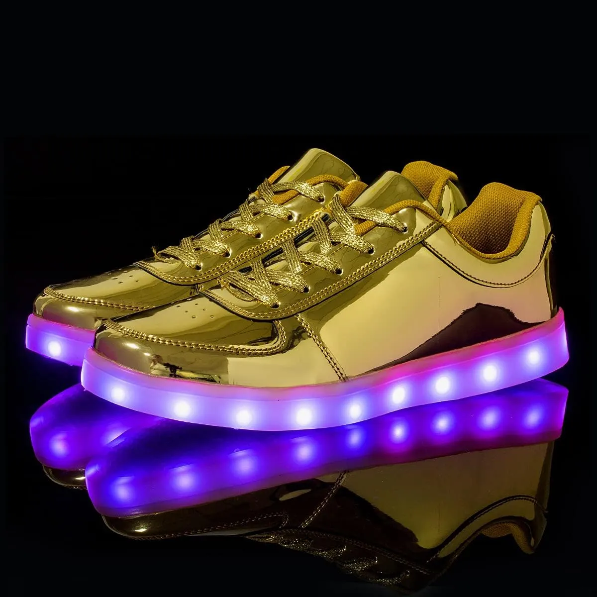 LED Light Up Shoes for Women Men Sports LED Shoes Dancing Sneakers Low-Top USB Charging Shoes for Kids