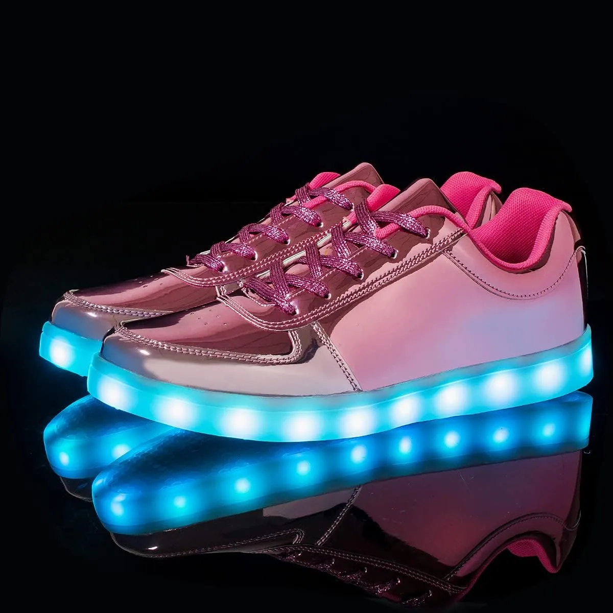 LED Light Up Shoes for Women Men Sports LED Shoes Dancing Sneakers Low-Top USB Charging Shoes for Kids