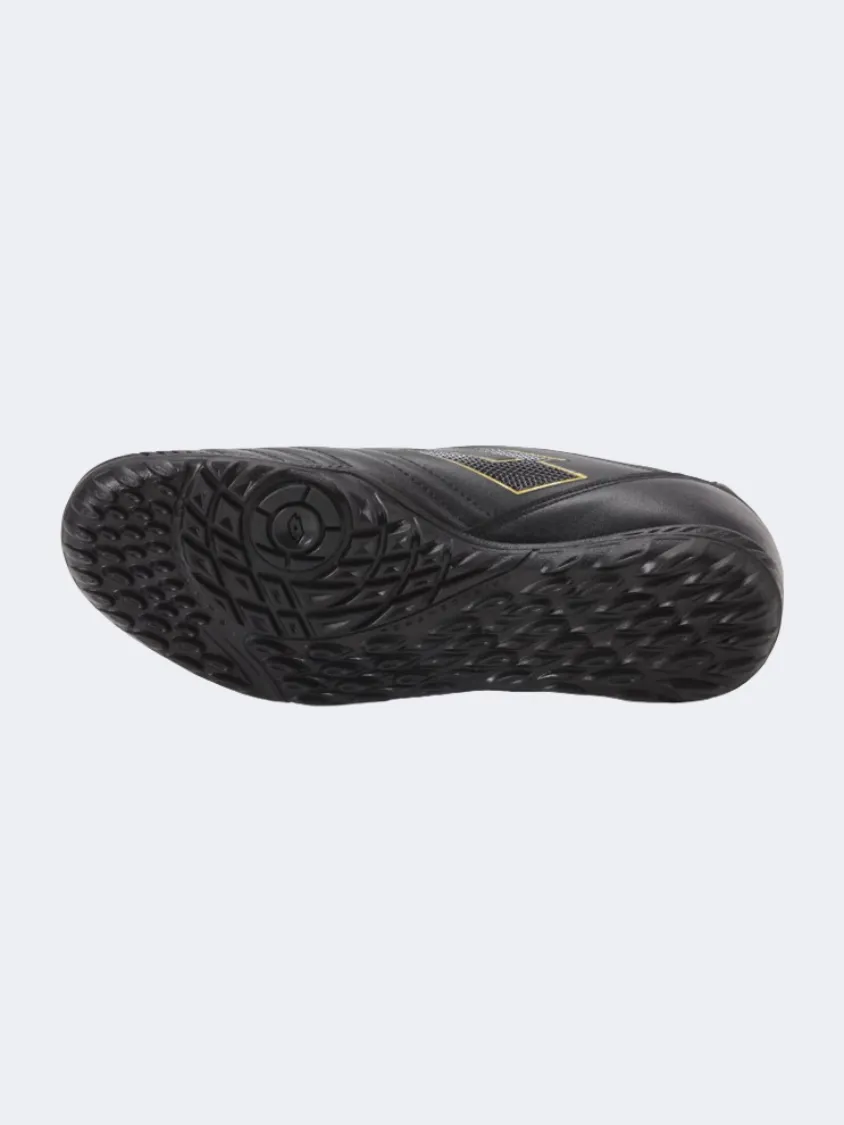 Lotto Stadio 705 Tf Men Turf Shoes Black/Gold