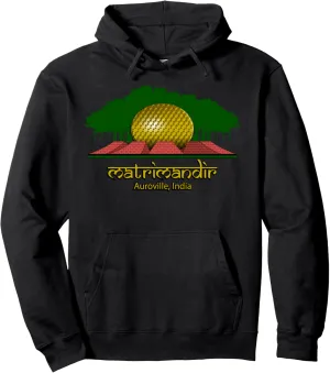 MATRIMANDIR of Auroville, India - Spiritual Edifice & Banyan Pullover Hoodie