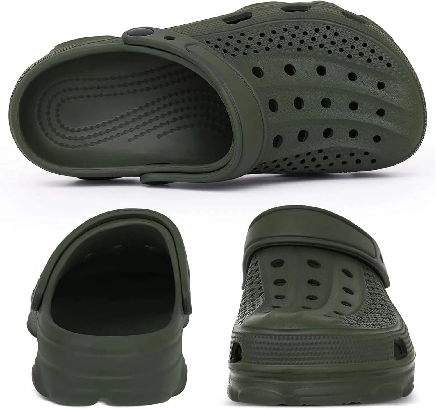 Men's Breathable Clogs, Non-Slip Fishing Beach Shoes