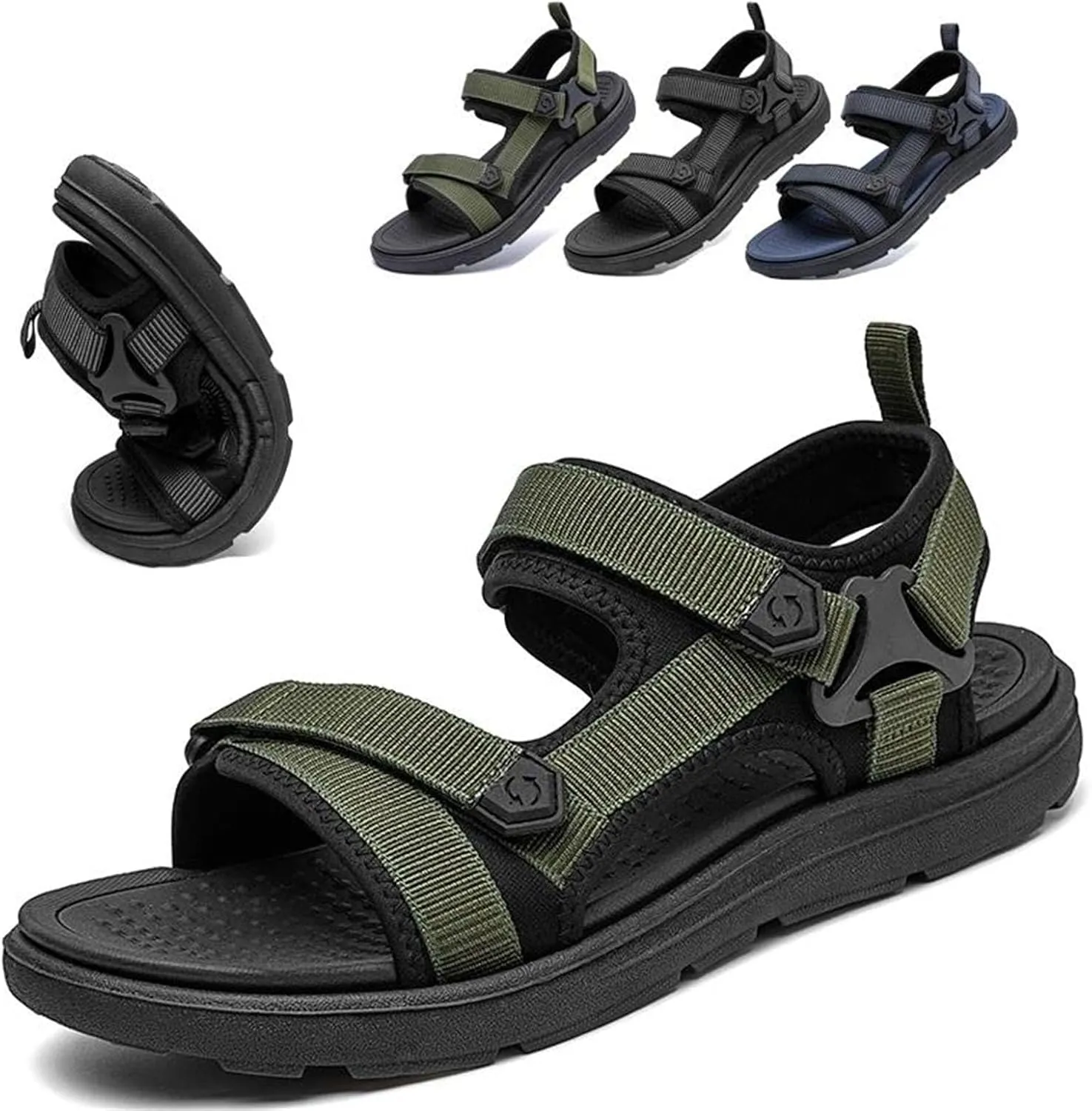 Men's Breathable Sandals - Casual Beach Shoes in Plus Sizes