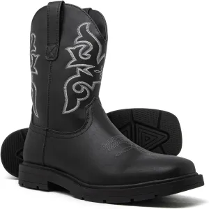 Mens Cowboy Boots - Square Toe Western Boots