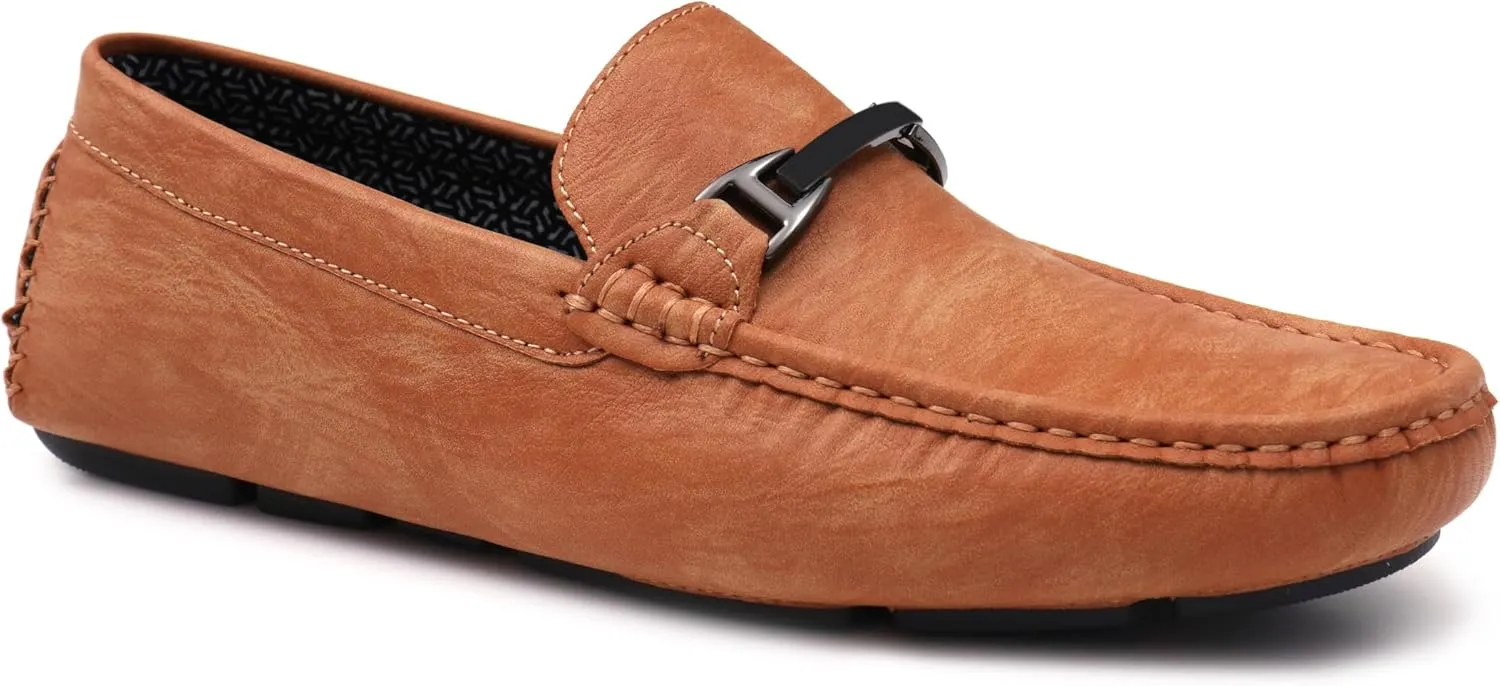 Men's Driving Loafer, Lightweight Breathable Design with Durable Rubber Sole