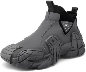 Men's High Top Running Shoes Lightweight Slip On Walking Shoes Workout Shoes for Men Fashion Sneakers